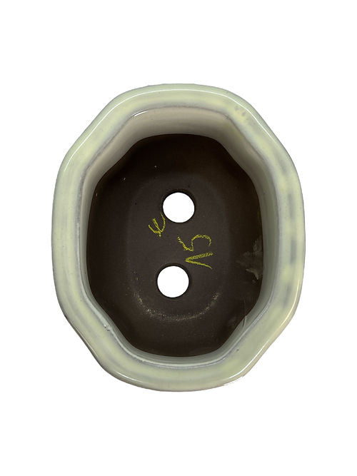 Pot émaillé beige