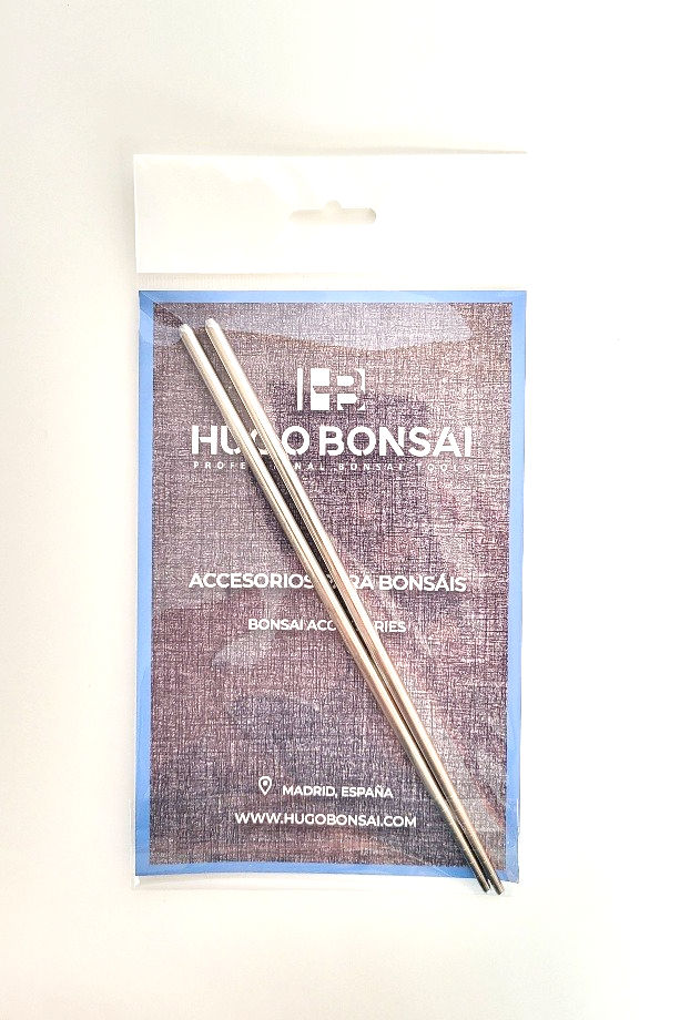 Baguettes pour rempotage en inox - Hugo Bonsaï®
