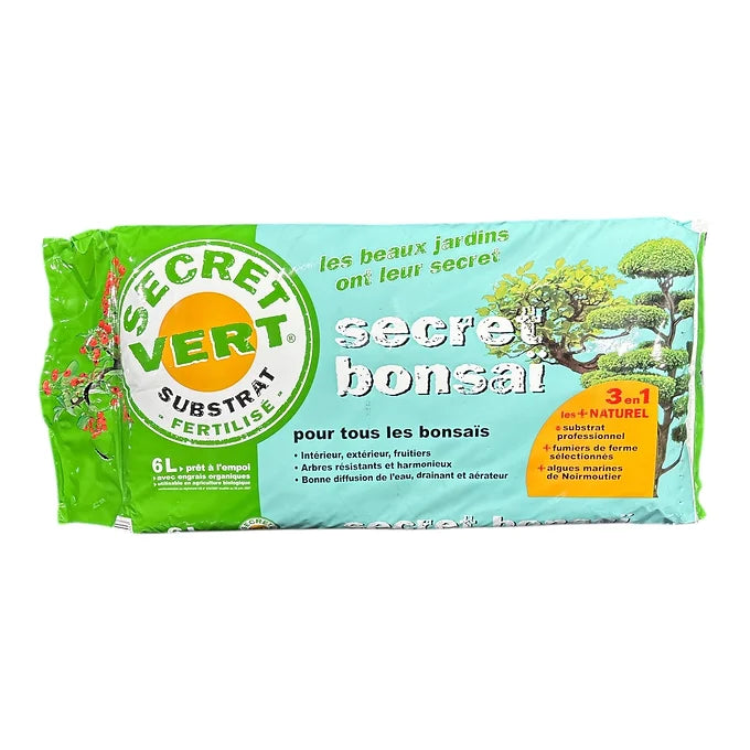 Terreau Bonsaï UAB - Secret Vert - 6L