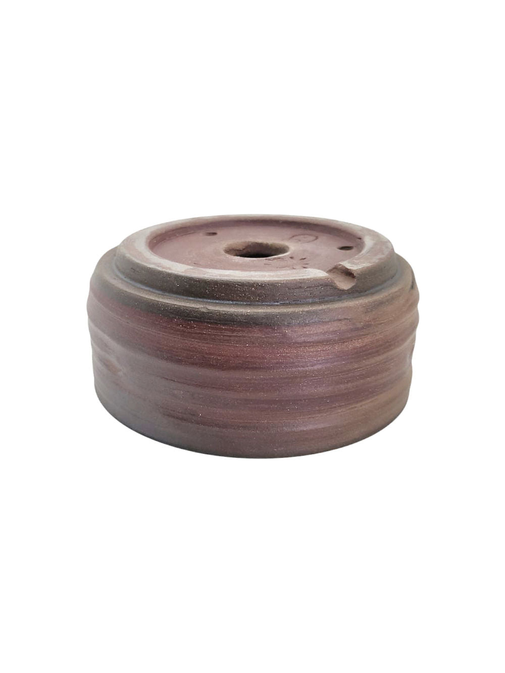 Céramique artisanale non émaillée 13,5x5cm réalisée par Sabine Besnard, idéale pour bonsaï