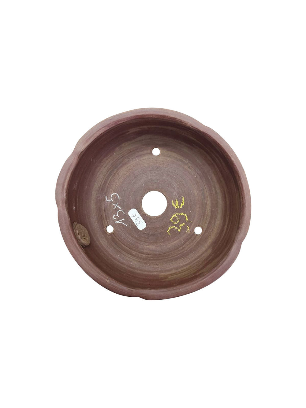 Céramique artisanale non émaillée 11,5x5cm réalisée par Sabine Besnard, idéale pour bonsaï