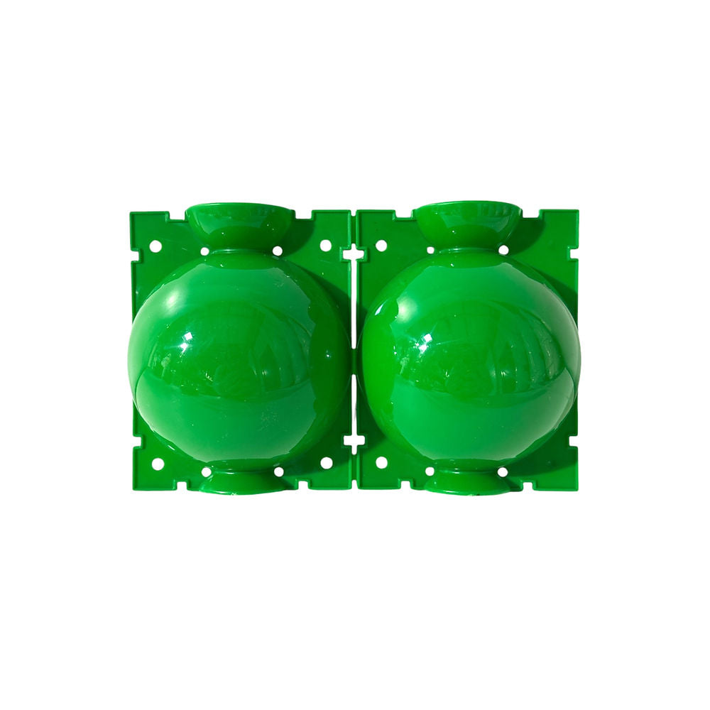 Présentation des boules de marcottage clipsable verte taille M 8cm pour multiplier les bonsaïs
