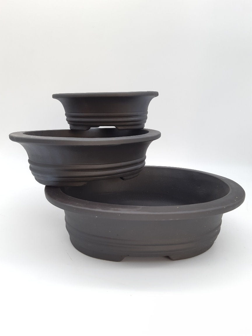 Pots ovales pour bonsaïs