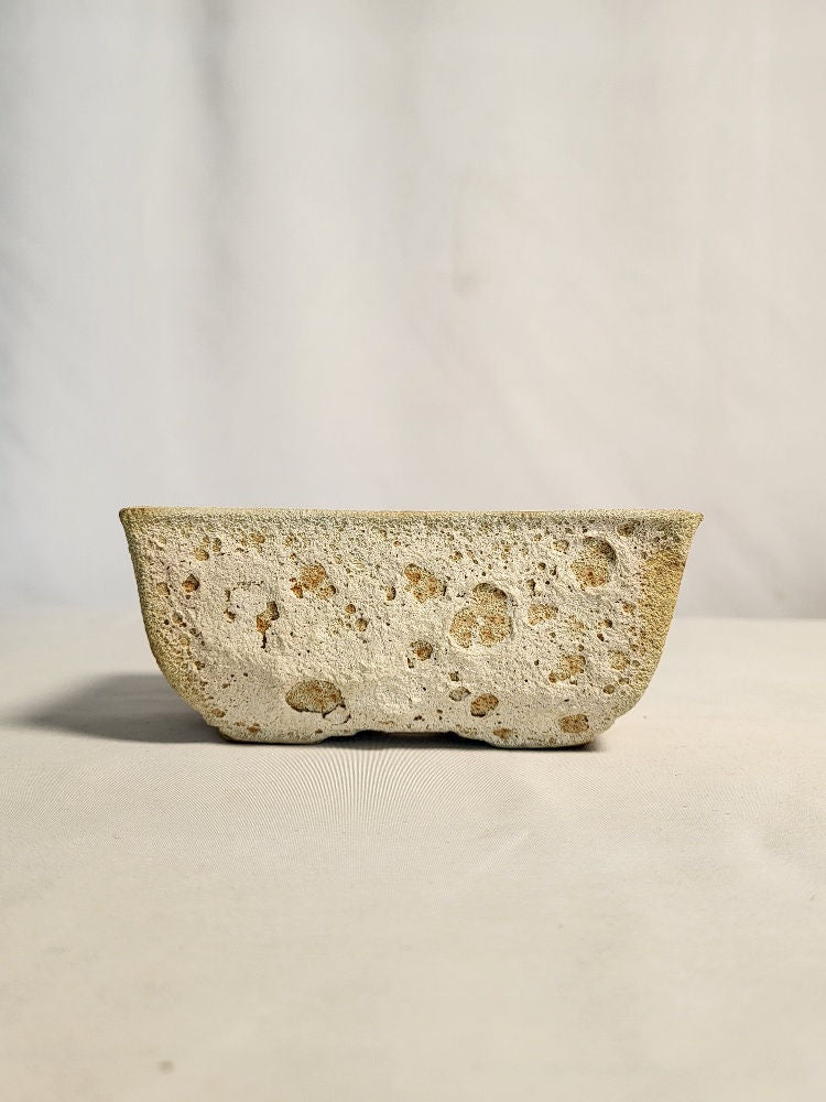 Plat rectangulaire céramique grès non gélif 13x9x5cm pièce unique atelier Terre en Vadrouille cuisson 1250°C