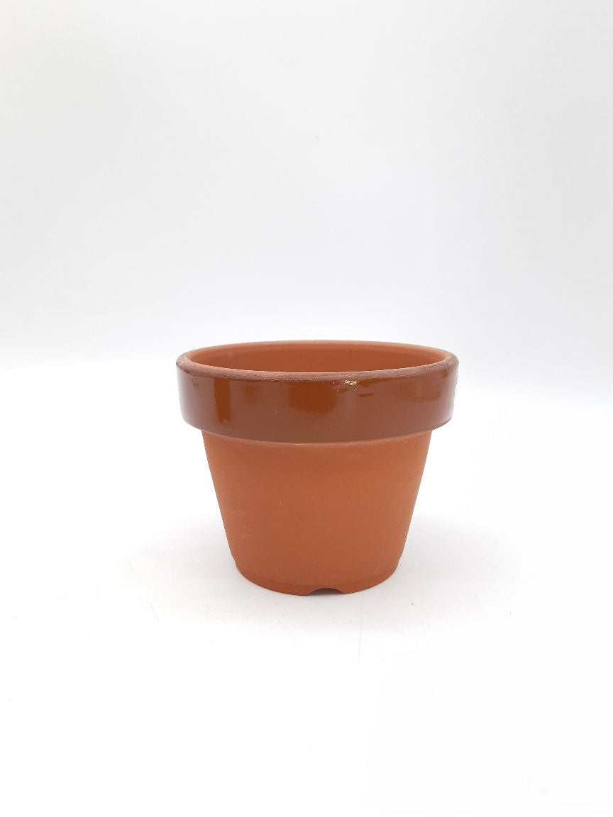 Pot de culture profond japonais en terracotta
