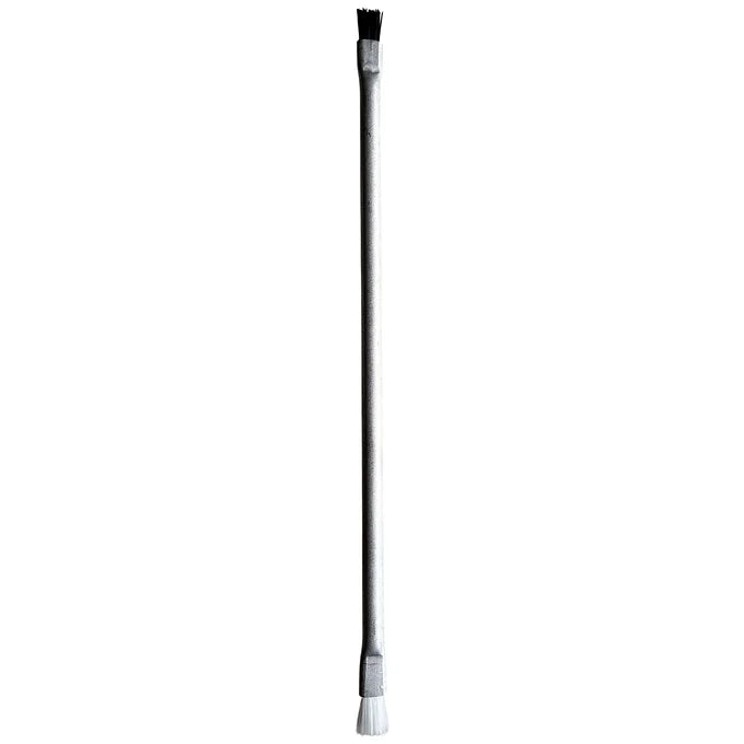Brosse double japonaise 200mm en nylon blanc et noir pour nettoyage précis des troncs de bonsaï