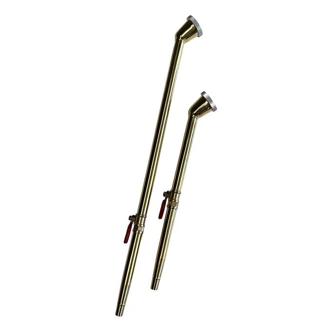 Lance d'arrosage en laiton avec robinet