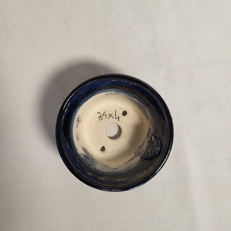 Fond coupelle céramique grès non gélif 7,5cm hauteur 4cm pièce unique de Sabine Besnard cuisson haute température