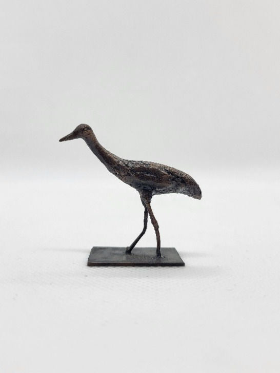 Tenpai grue japonaise en bronze véritable