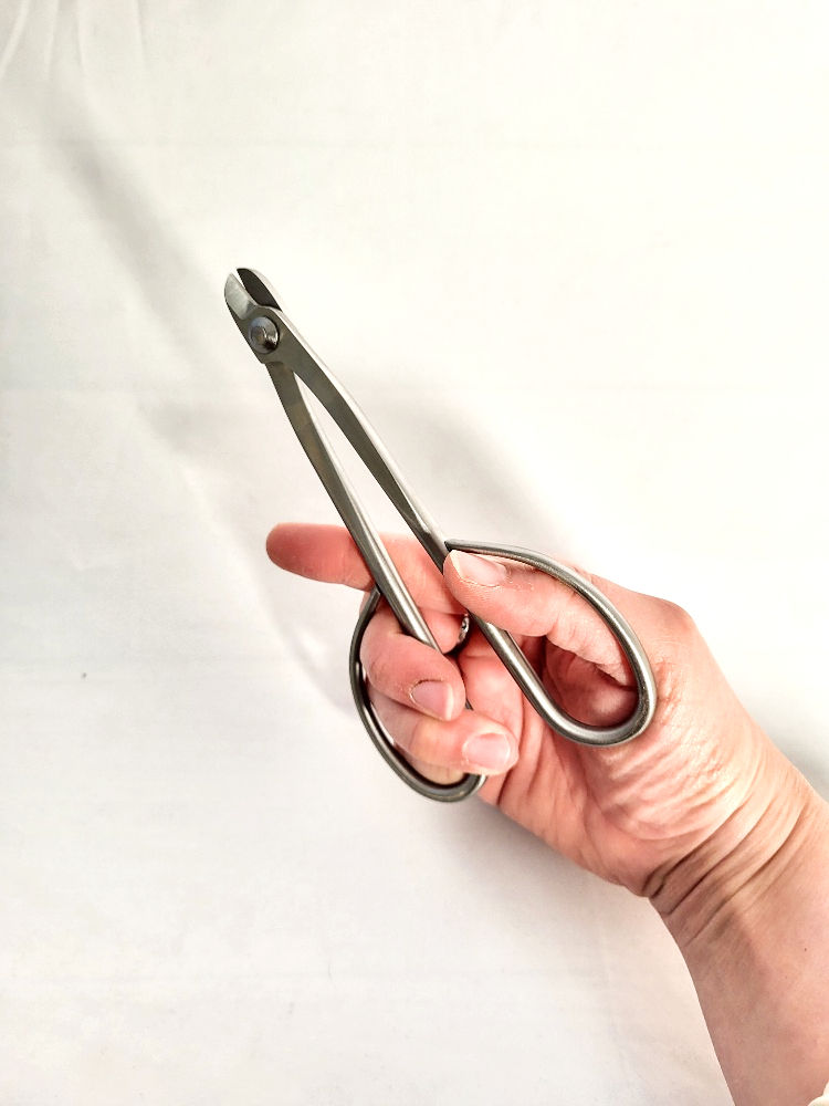 Ciseau coupe-fil Hugo Bonsaï 160mm acier inoxydable outil ligature fil bonsaï professionnel