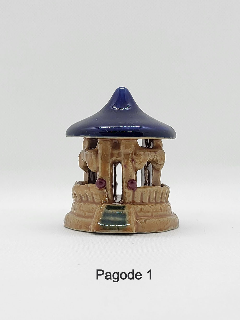 Pagode 1 miniatures en céramique 6/7cm