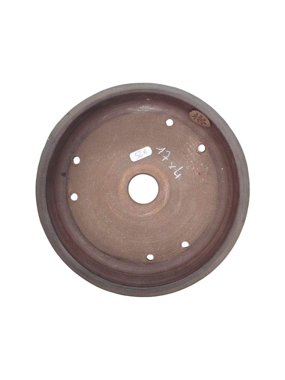 Céramique artisanale non émaillée 17,5x4cm réalisée par Sabine Besnard, idéale pour bonsaï