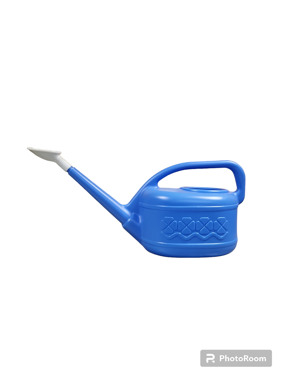 Arrosoir en plastique bleu 6L, léger et pratique pour arroser les plantes