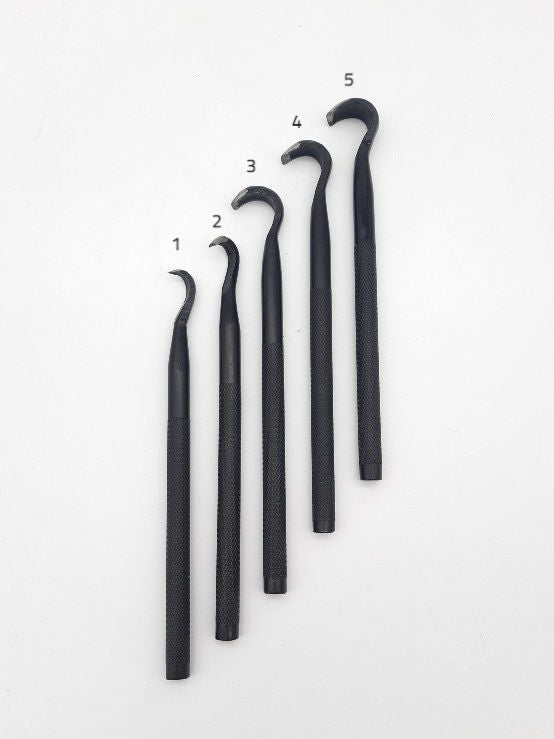 Gouge à creuser Ryuga 190mm en acier carbone premium, largeur 12mm