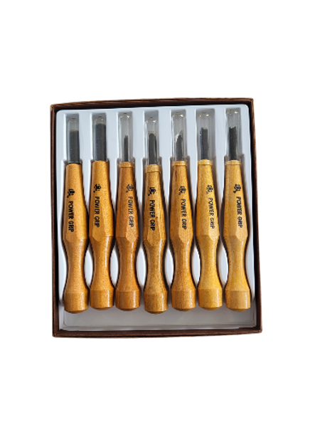 Coffret de 7 gouges japonaises