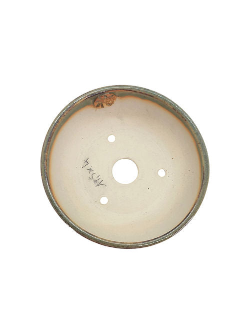 Fond plat céramique ronde diamètre 12,5cm