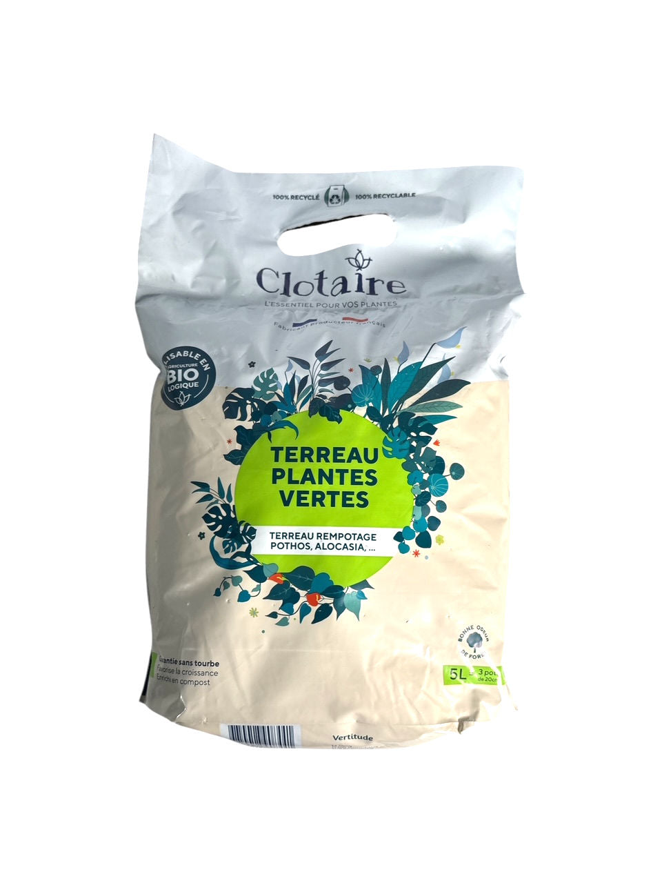 Terreau plantes vertes - Clotaire