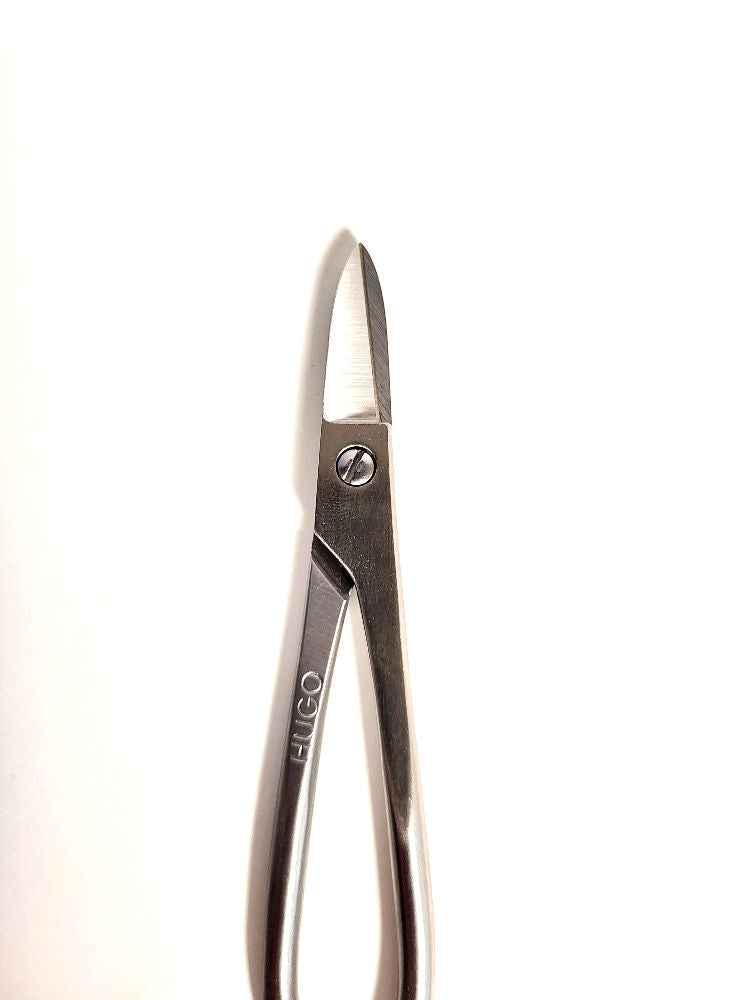 Ciseau bourgeons Hugo Bonsaï 150mm acier inoxydable outil taille précision bonsaï professionnel