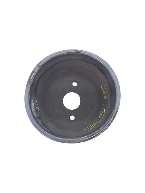 Fond céramique ronde 7,5cm hauteur 6cm sculpté par la céramiste Sabine Besnard
