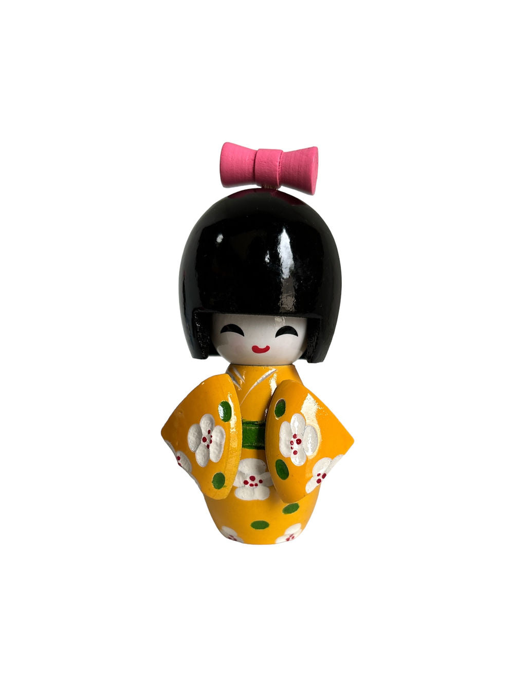 Poupée Kokeshi en bois - 15 cm