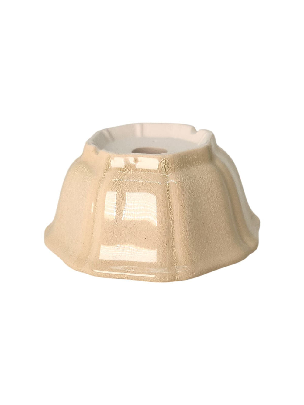 Pot émaillé pour bonsaï -Beige