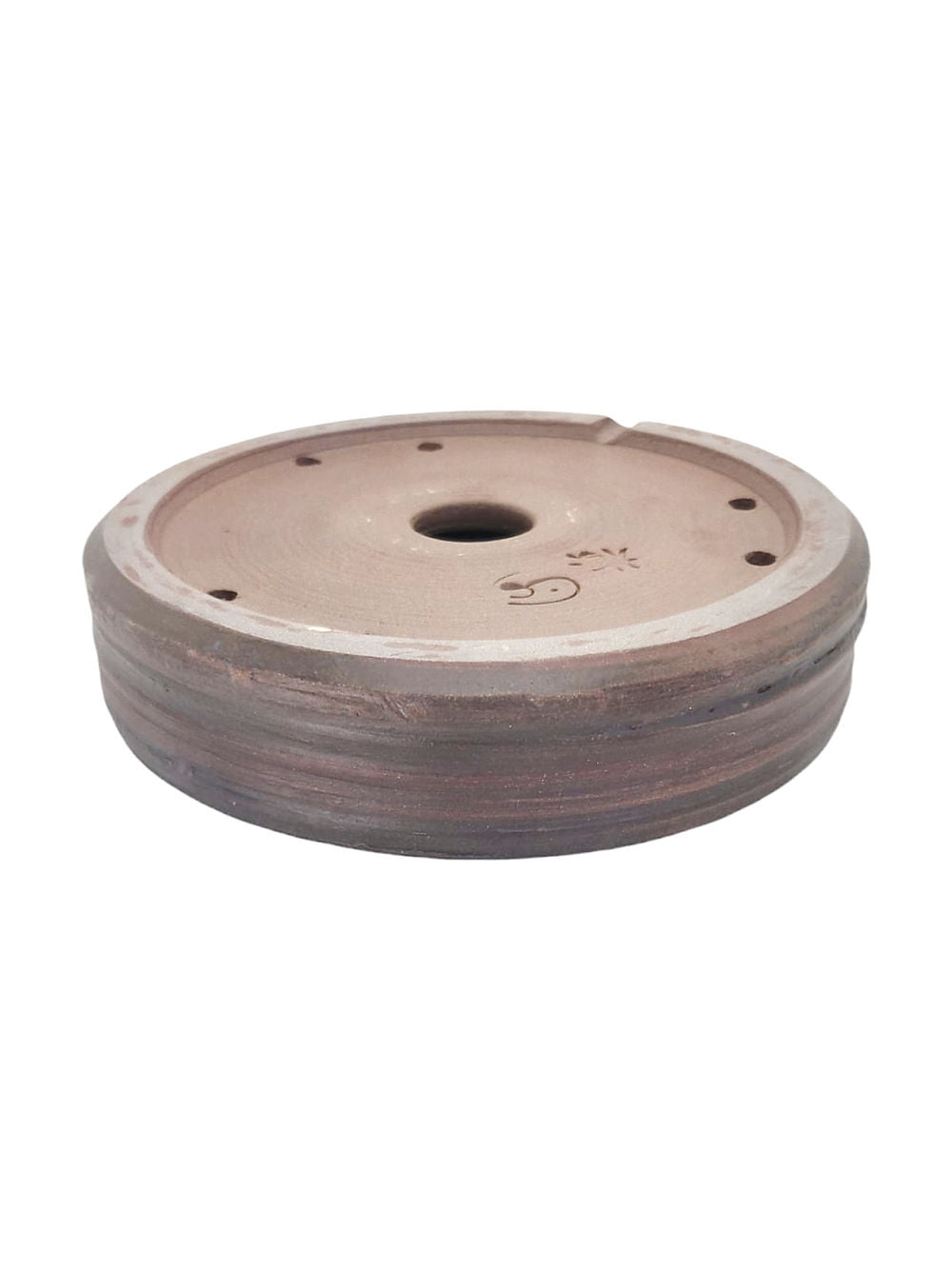 Céramique artisanale non émaillée 17,5x4cm réalisée par Sabine Besnard, idéale pour bonsaï