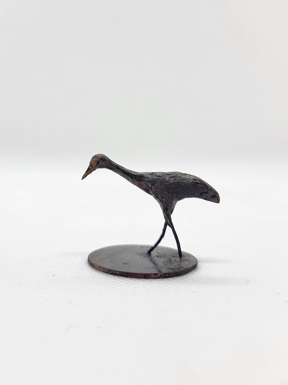 Tenpai grue japonaise en bronze véritable