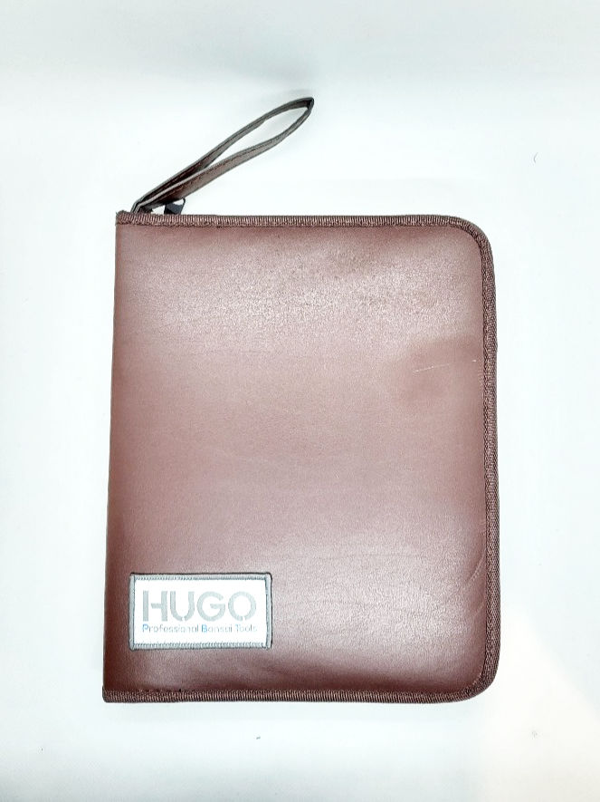 Étui Hugo Bonsaï pour rangement de 7 outils, coloris noir ou marron, vendu sans outils