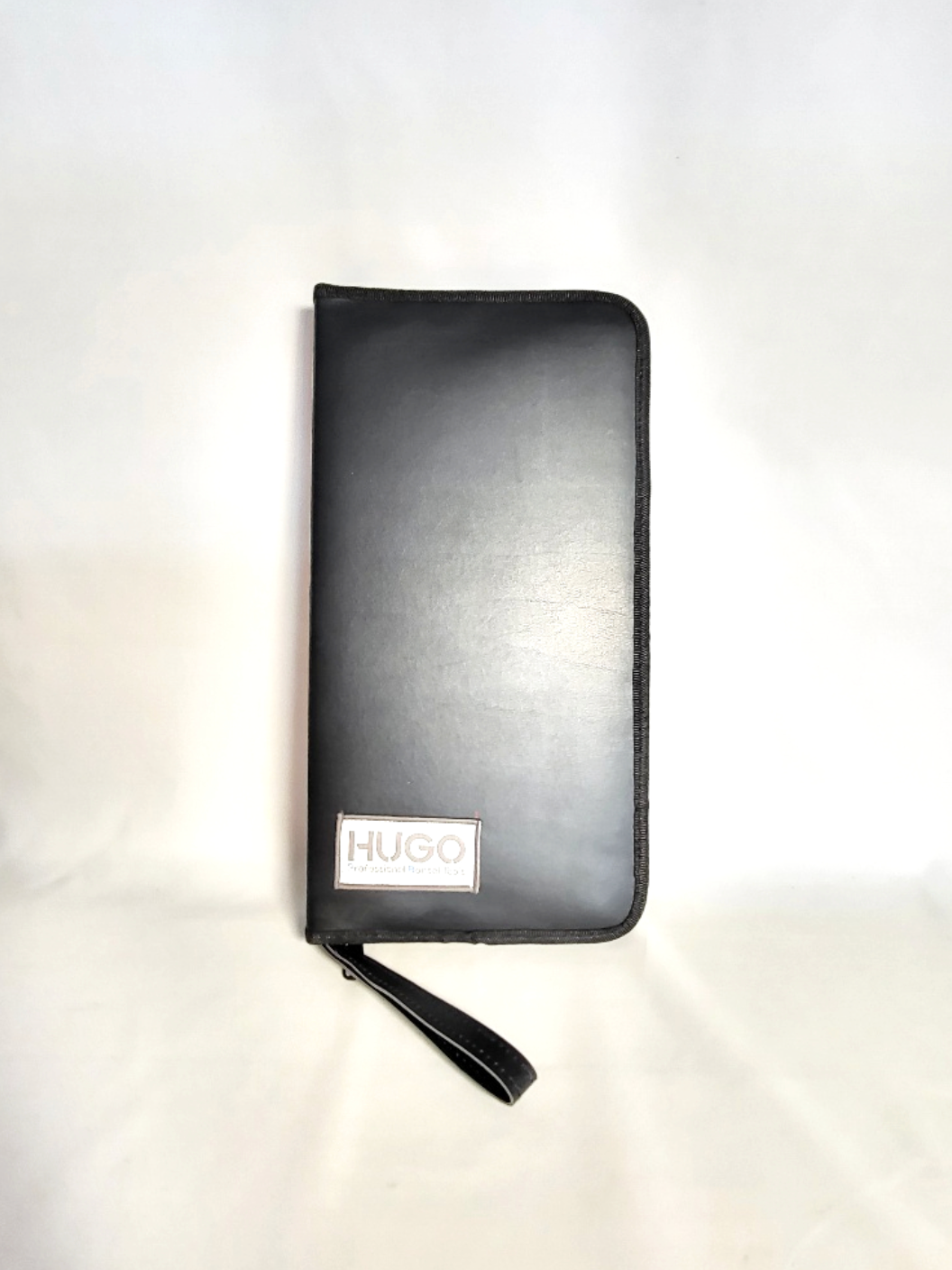 Étui Hugo Bonsaï 280mm pour rangement de 4 outils bonsaï, 33x17cm, noir et marron, vendu sans outils