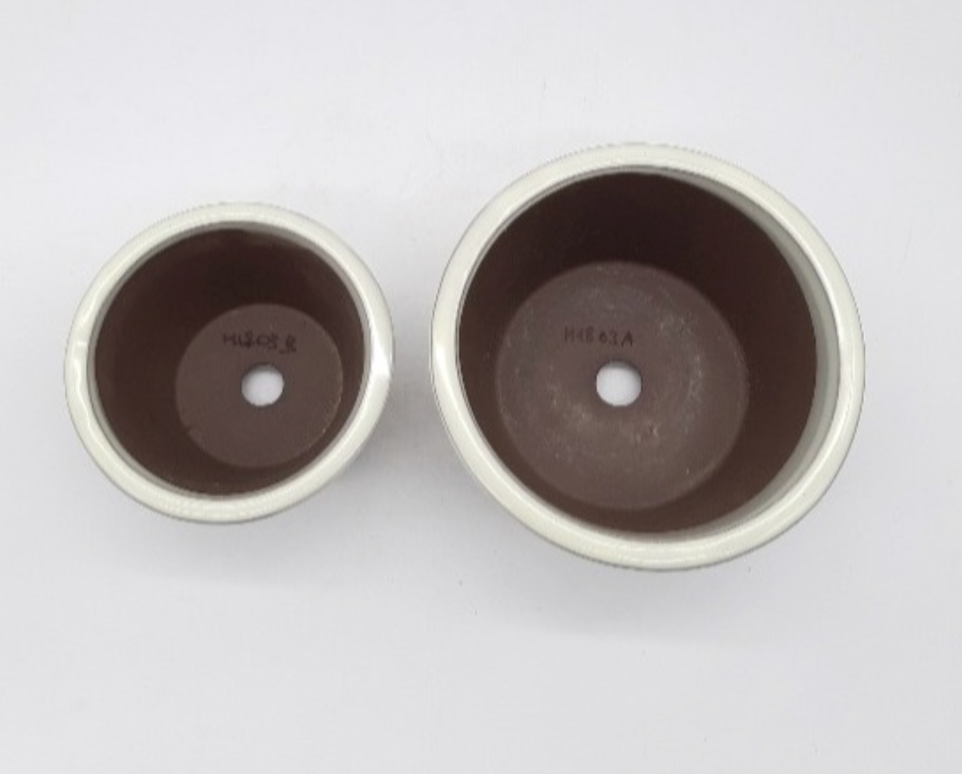 Pot émaillé Yokkaichi - rond crème