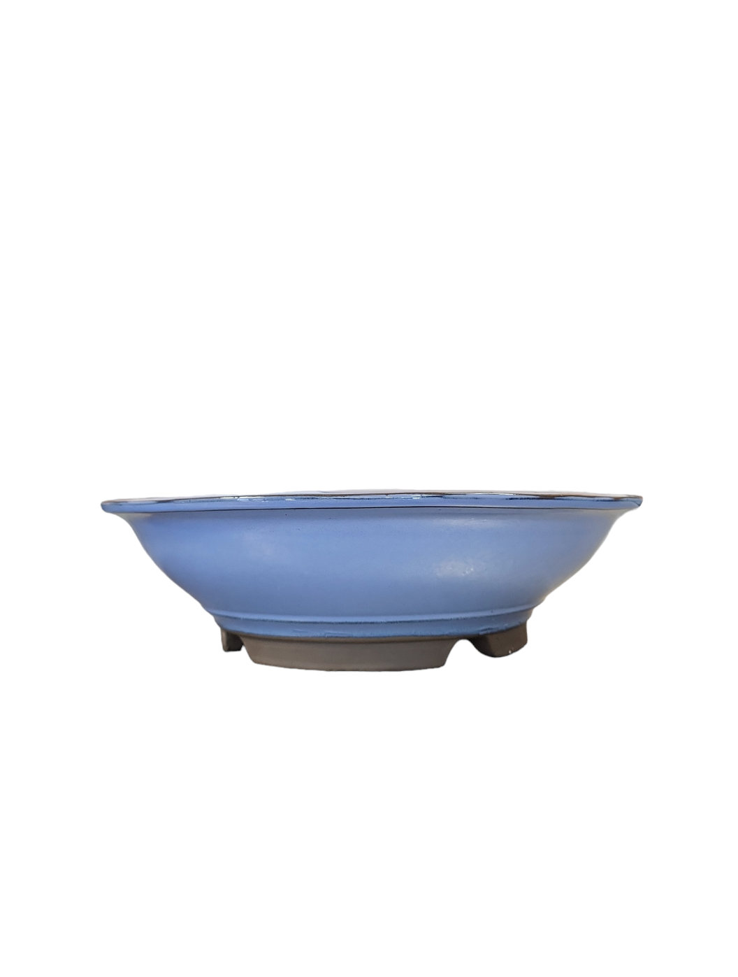 Pot rond émaillé japonais - Bleu lavande