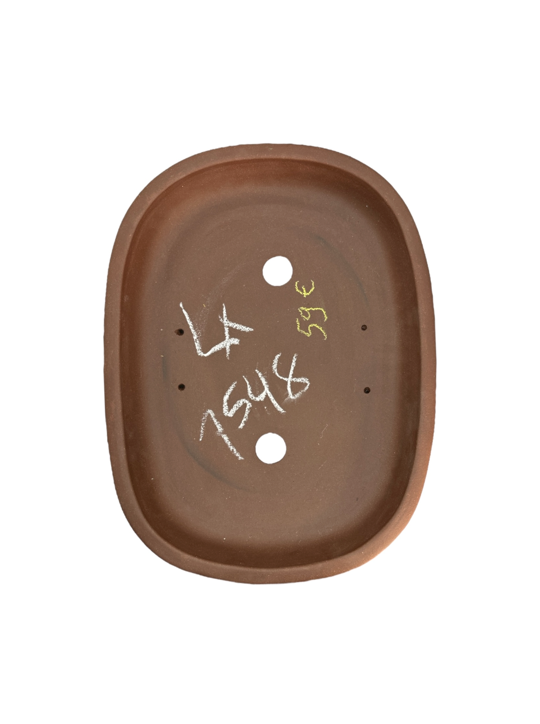 Pot ovale non émaillé