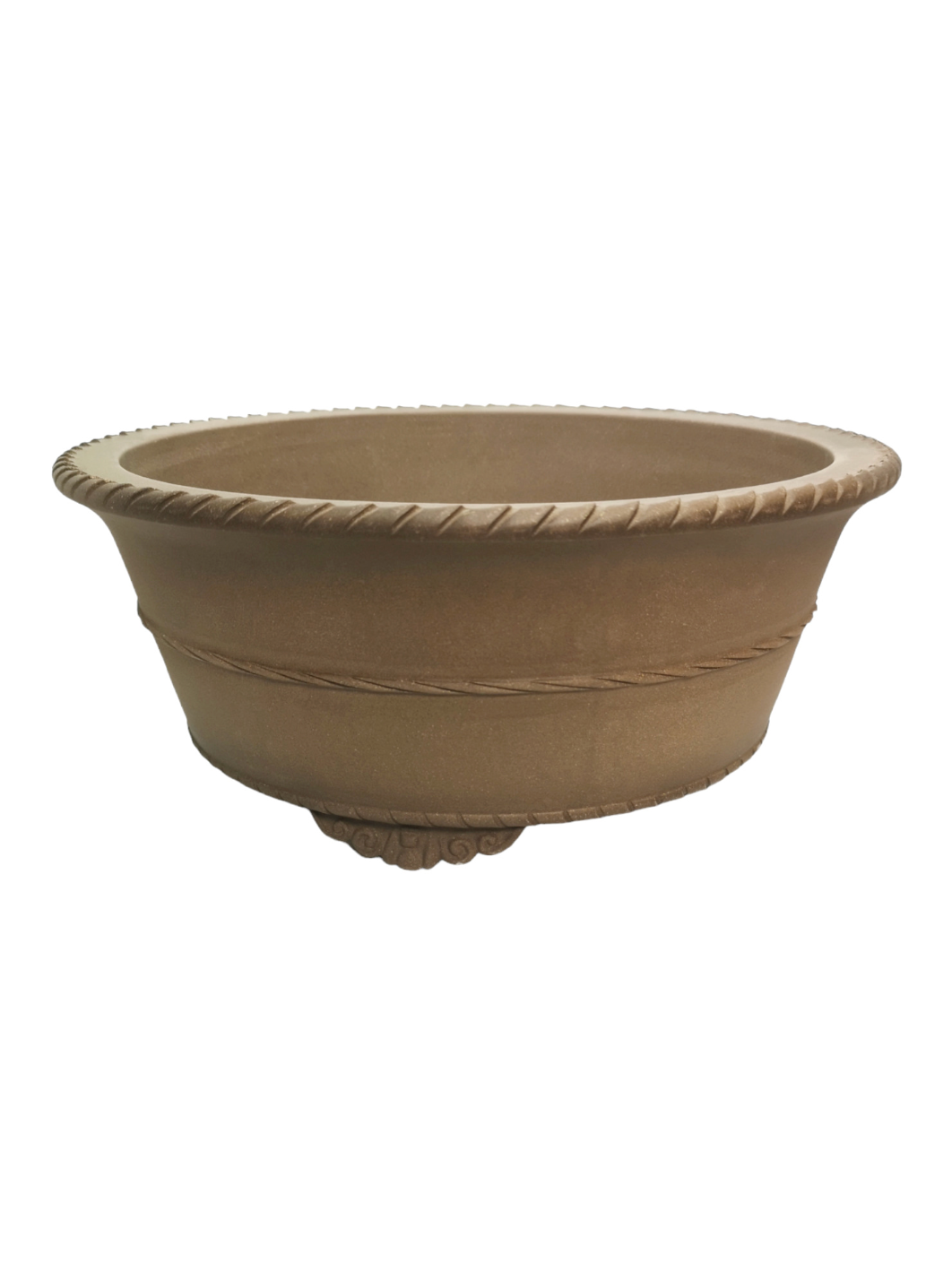 Pot rond non émaillé