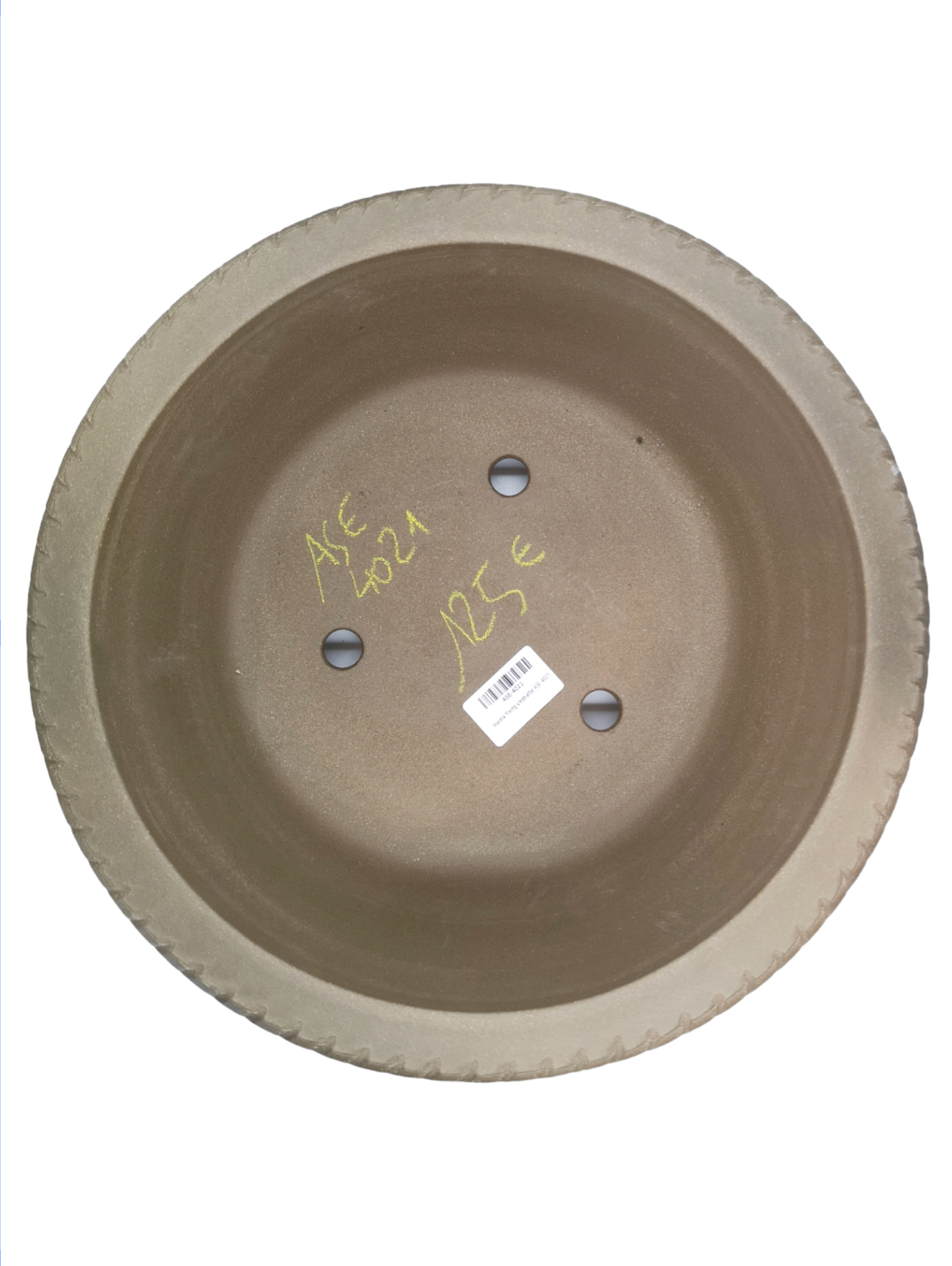 Pot rond non émaillé