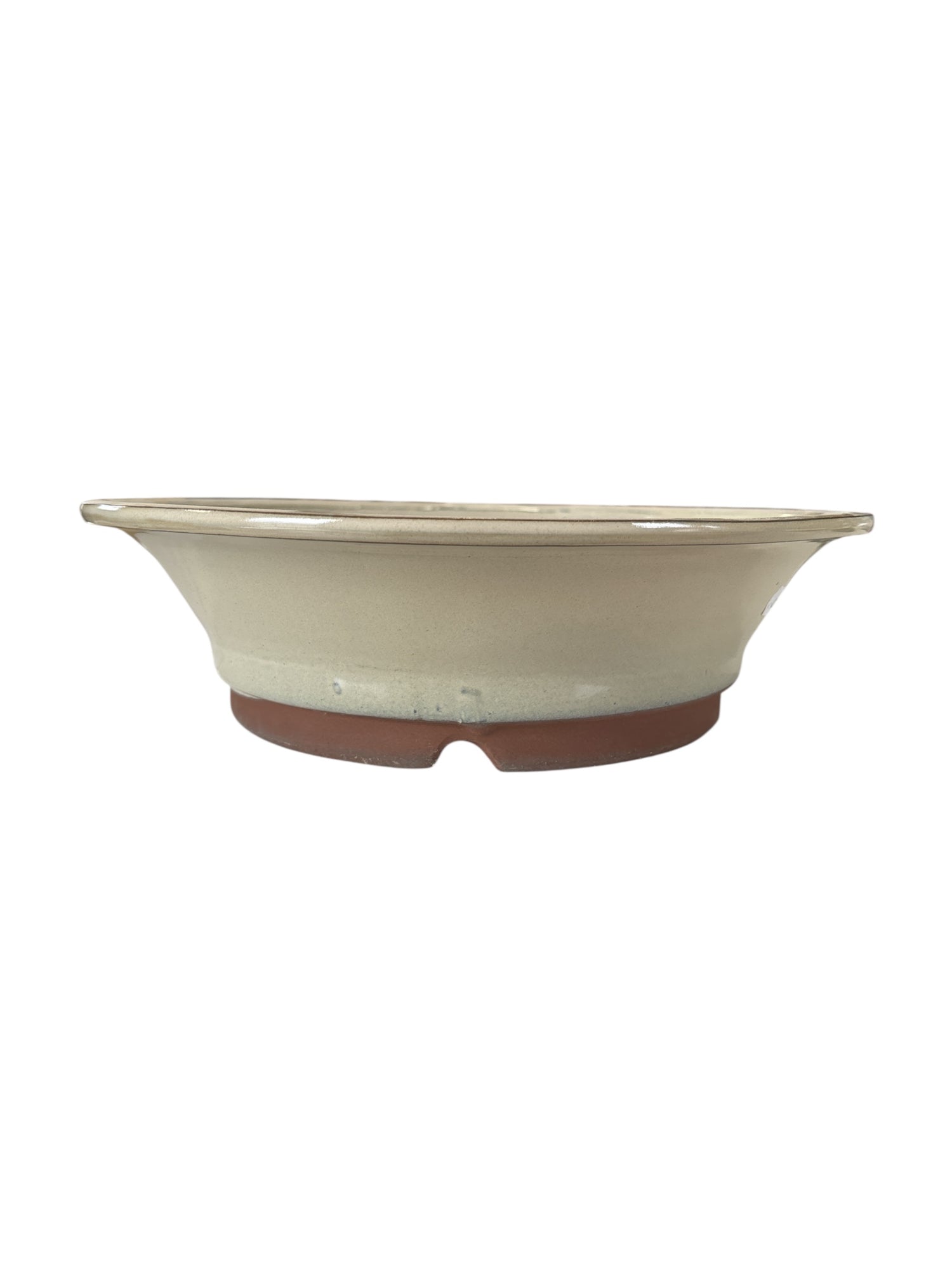 Pot rond émaillé japonais - Beige