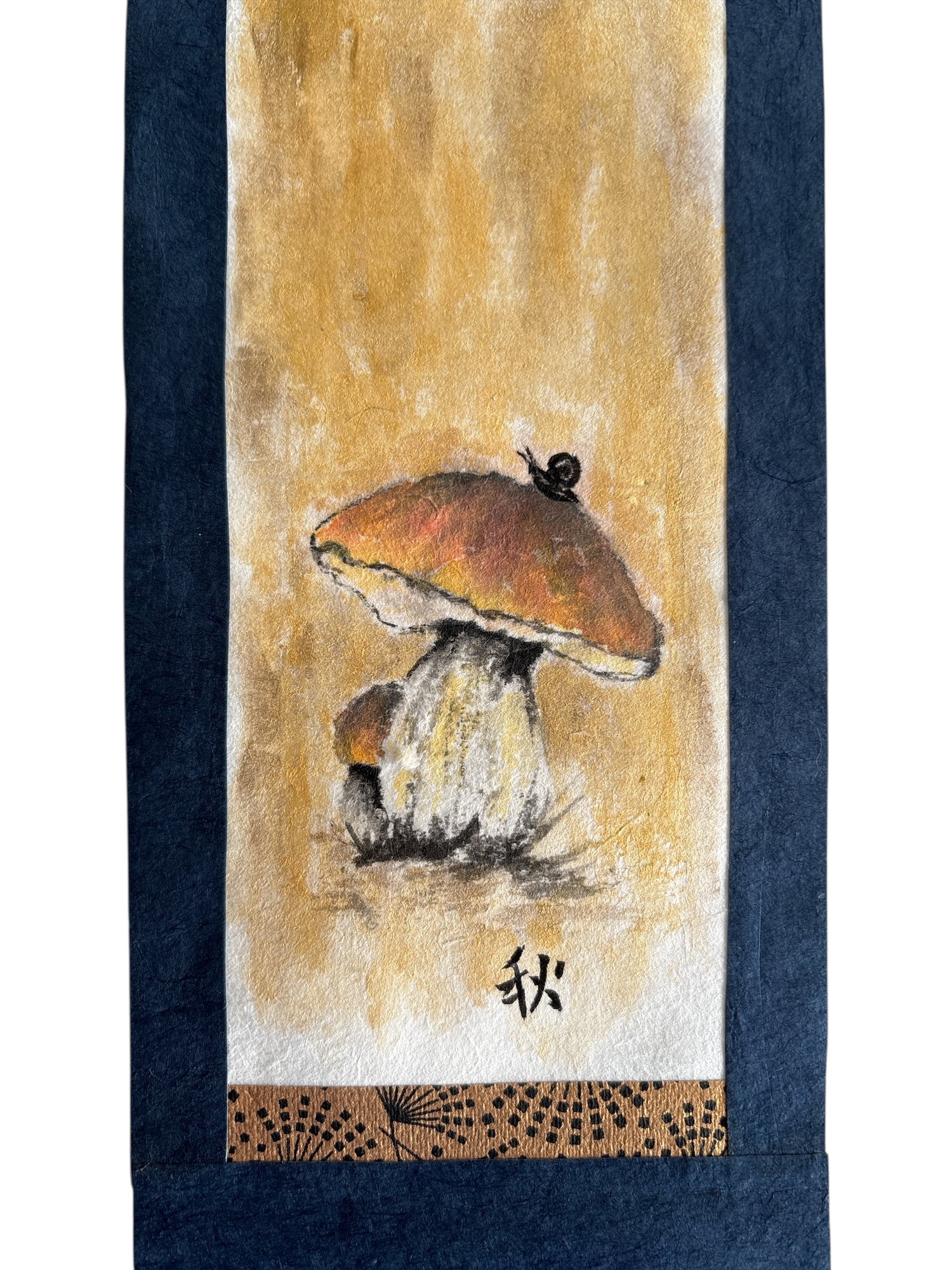 Sumi-e "L'automne des champignons"-AKI