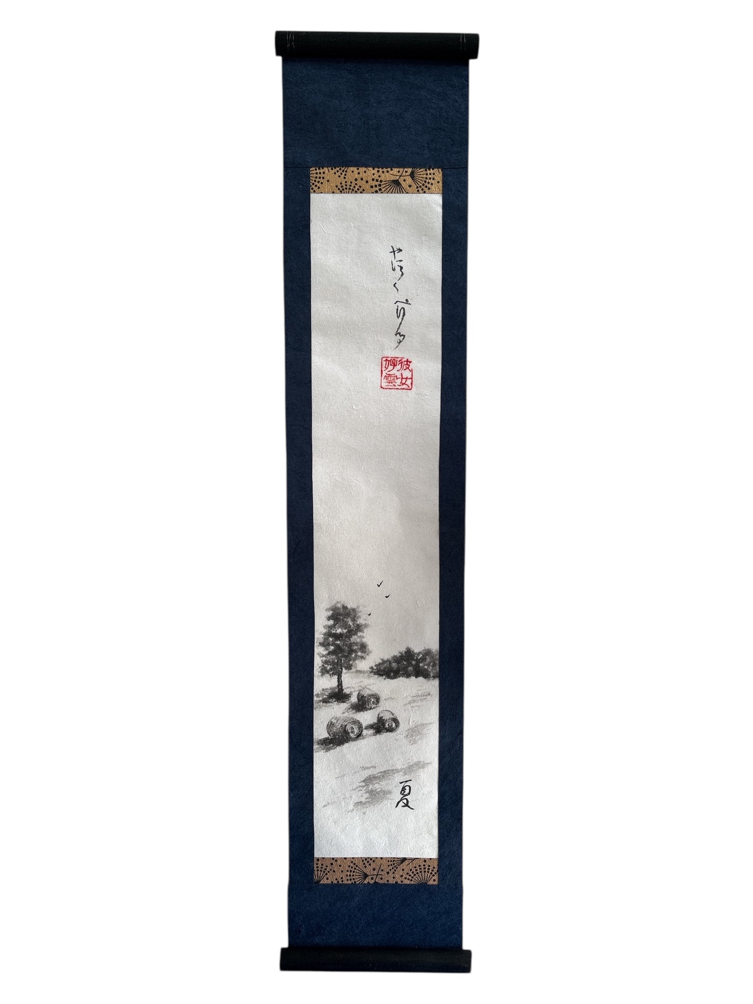 Sumi-e "Le champs d'été"-NATSU