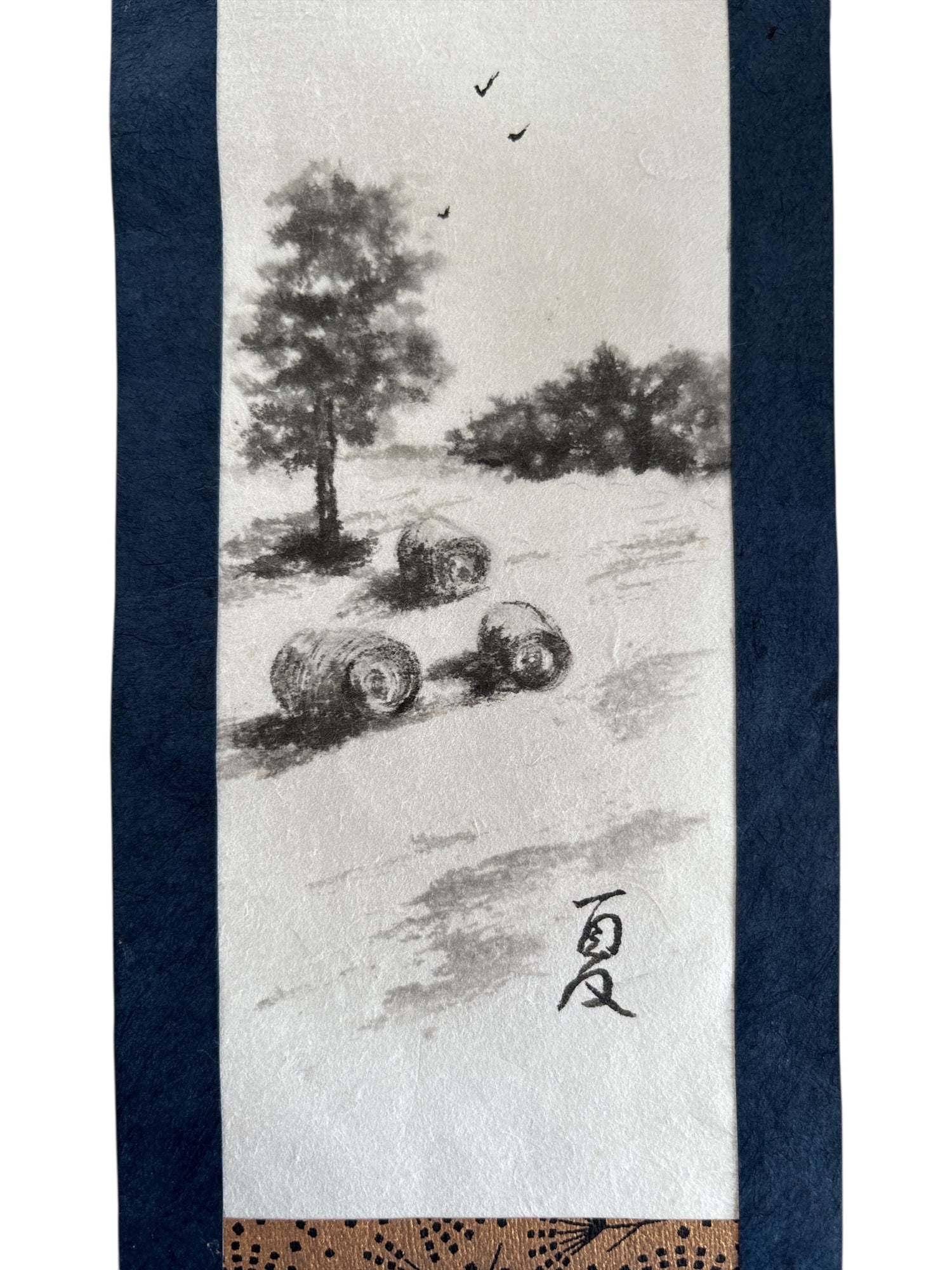 Sumi-e "Le champs d'été"-NATSU