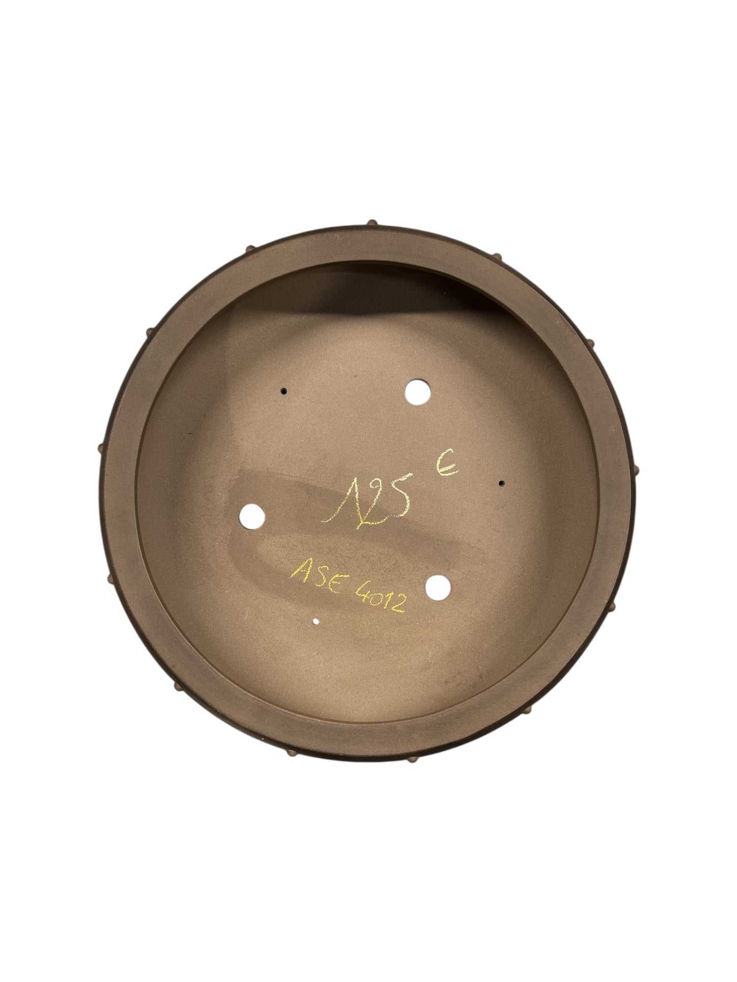 Pot rond non émaillé