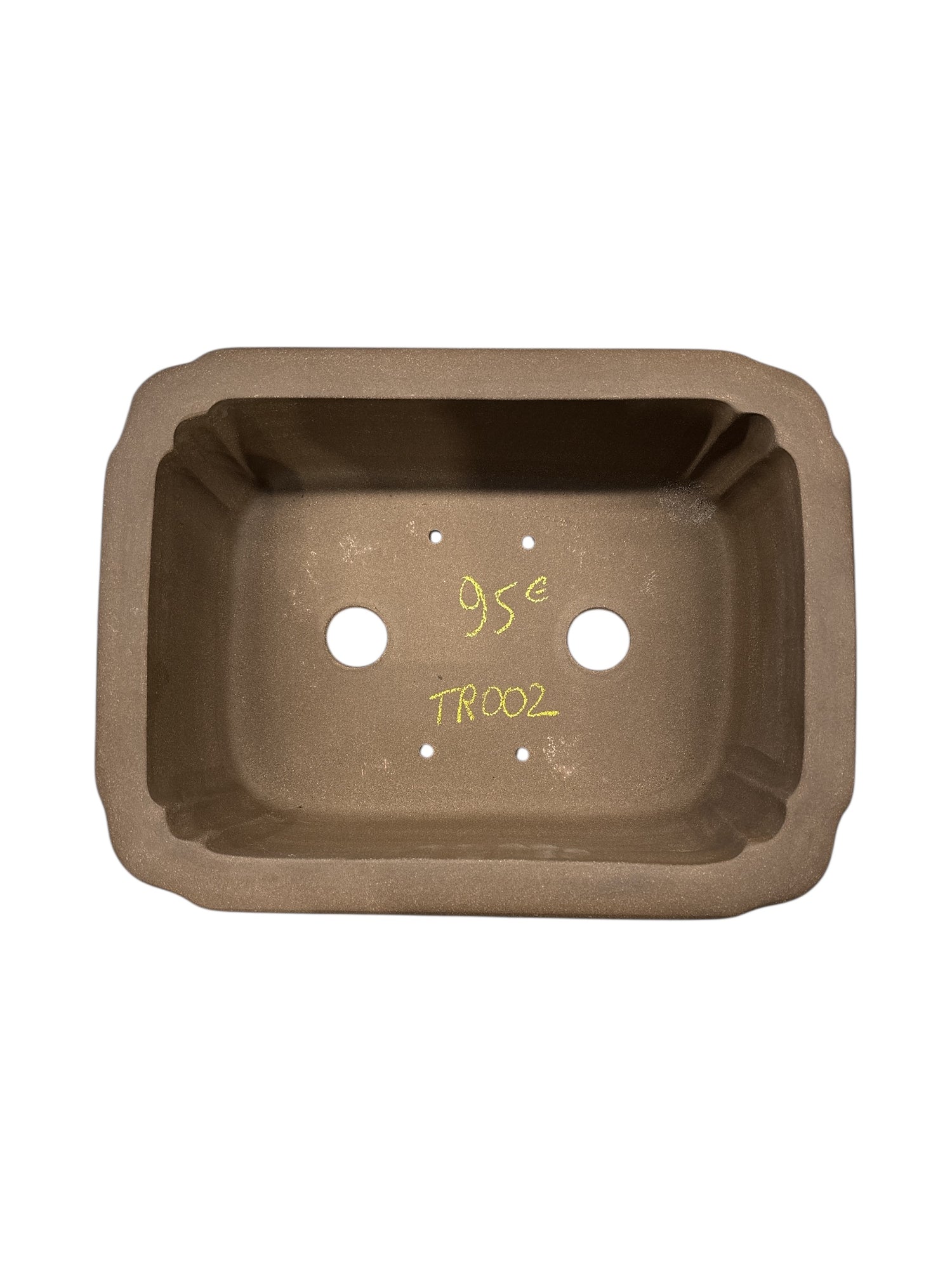 Pot rectangulaire pour bonsaï non émaillé