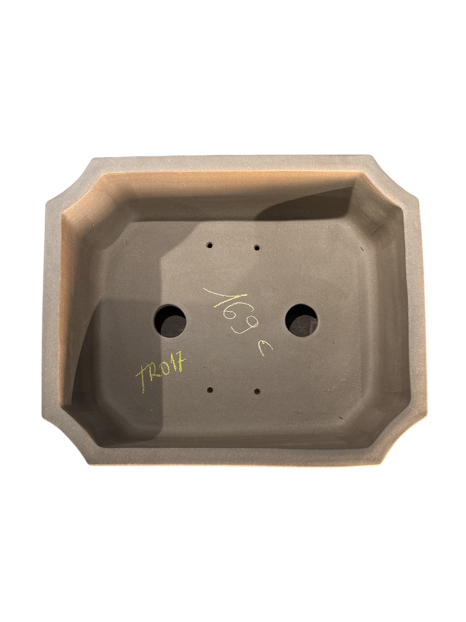 Pot rectangulaire pour bonsaï non émaillé