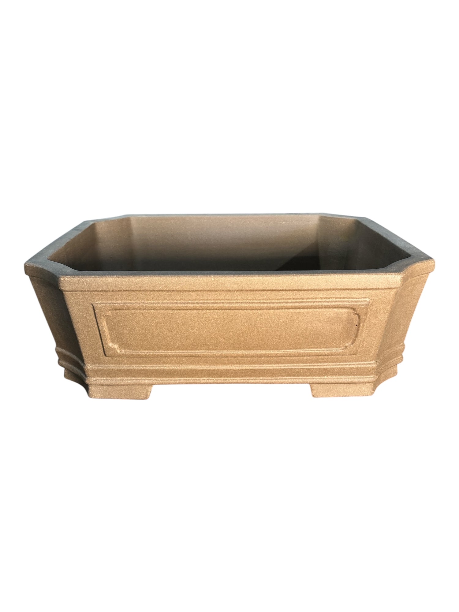 Pot rectangulaire pour bonsaï non émaillé
