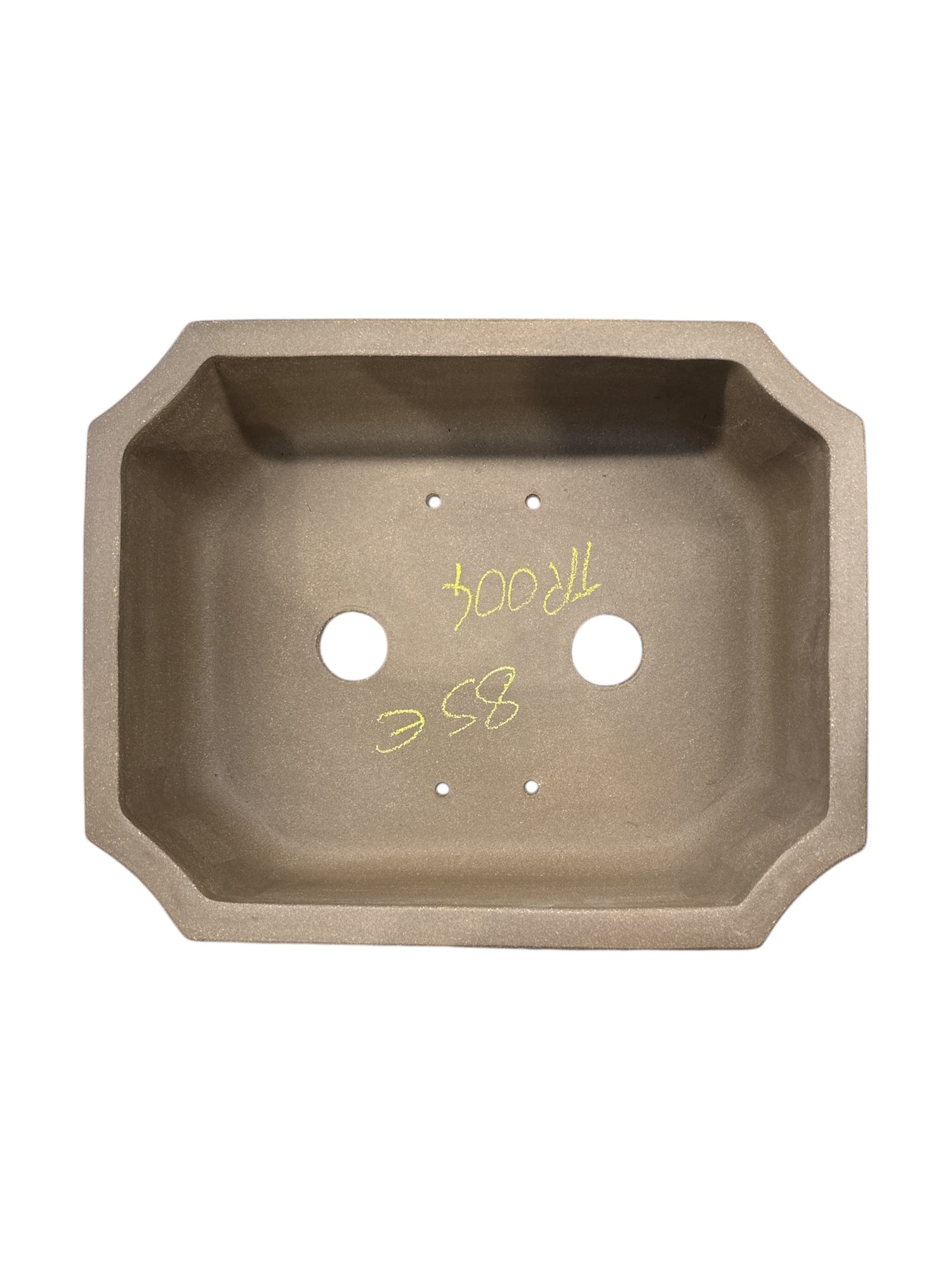 Pot rectangulaire pour bonsaï non émaillé