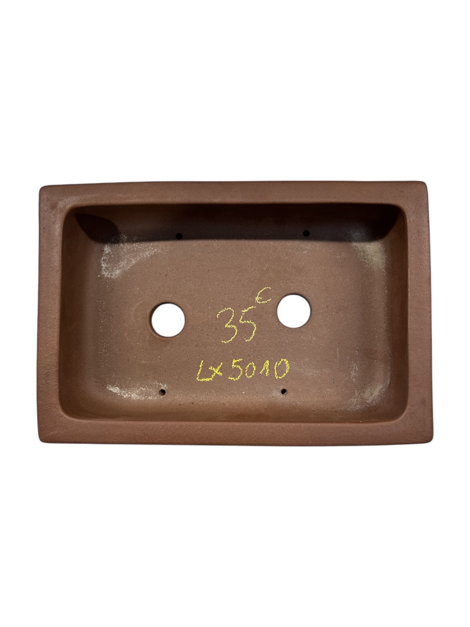 Pot rectangulaire pour bonsaï non émaillé