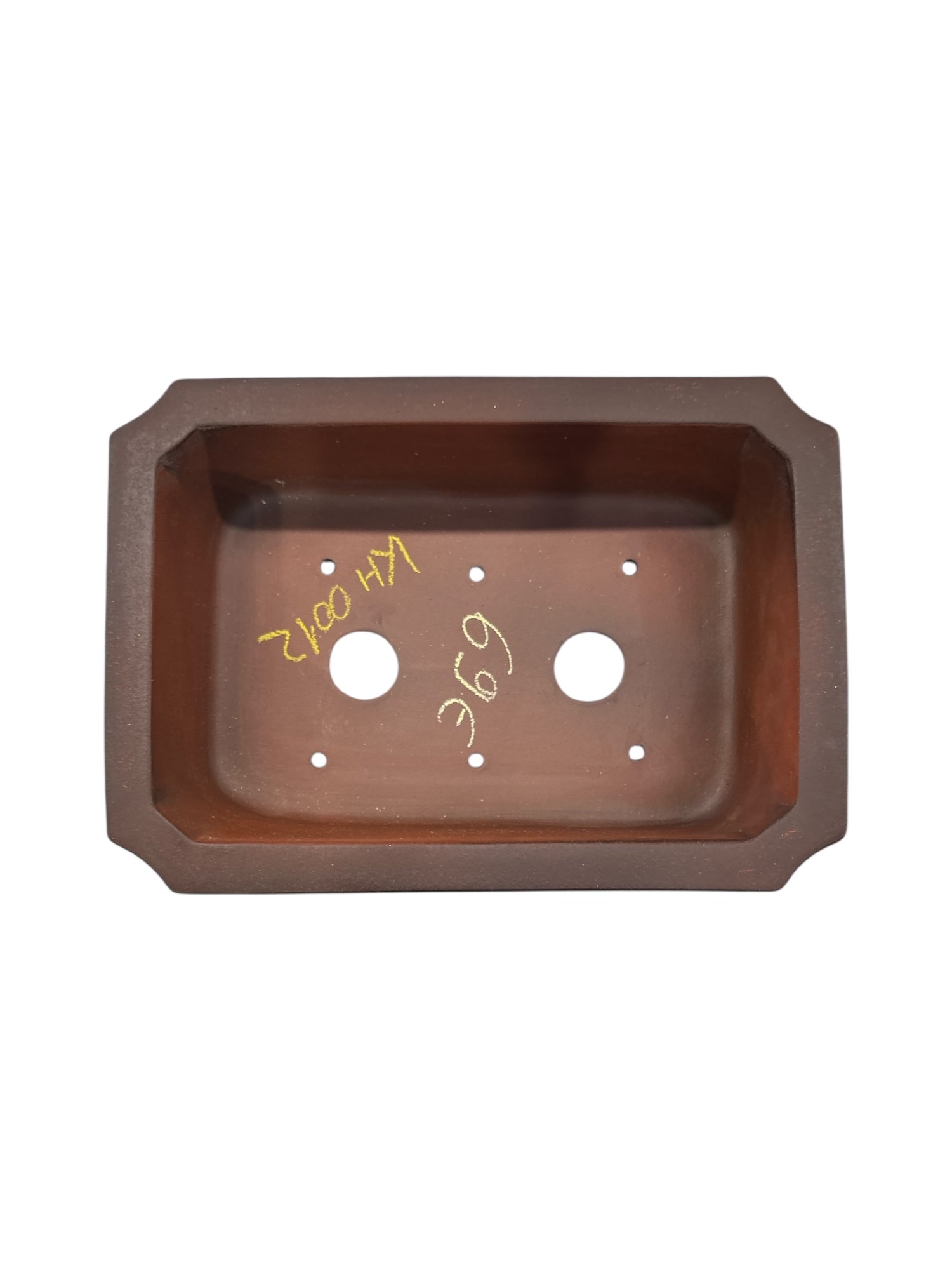 Pot rectangulaire pour bonsaï non émaillé