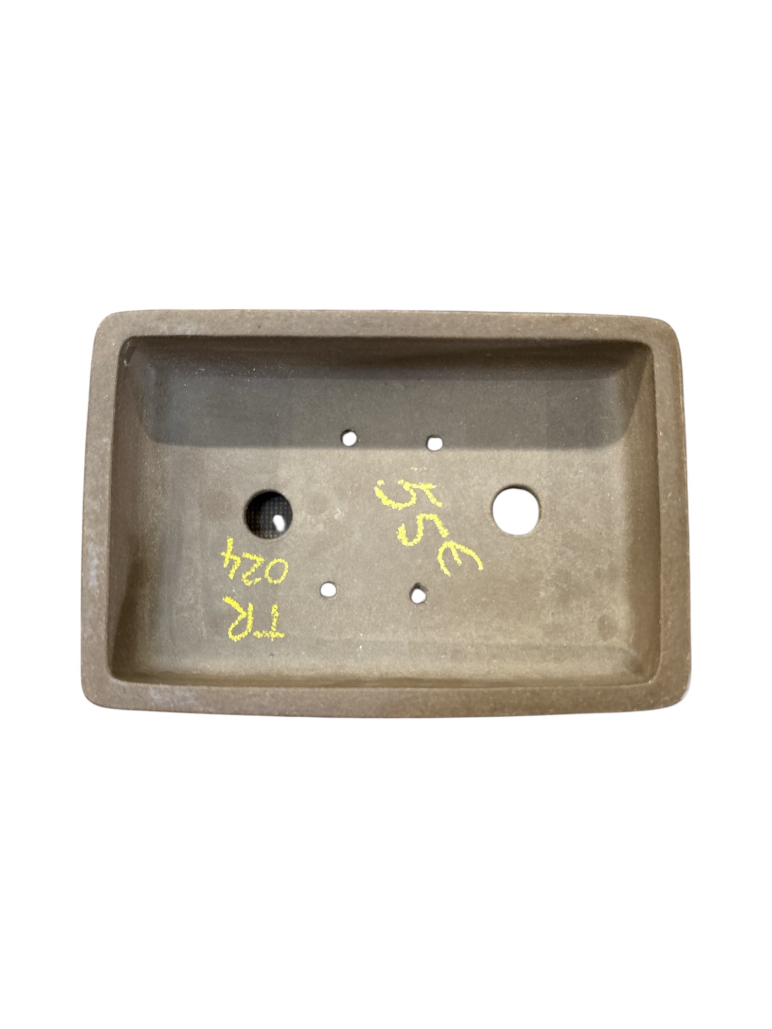 Pot rectangulaire pour bonsaï non émaillé