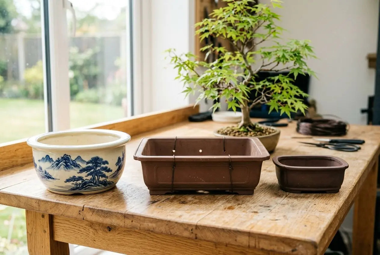 Comment choisir un pot à bonsaï pour le rempotage ?