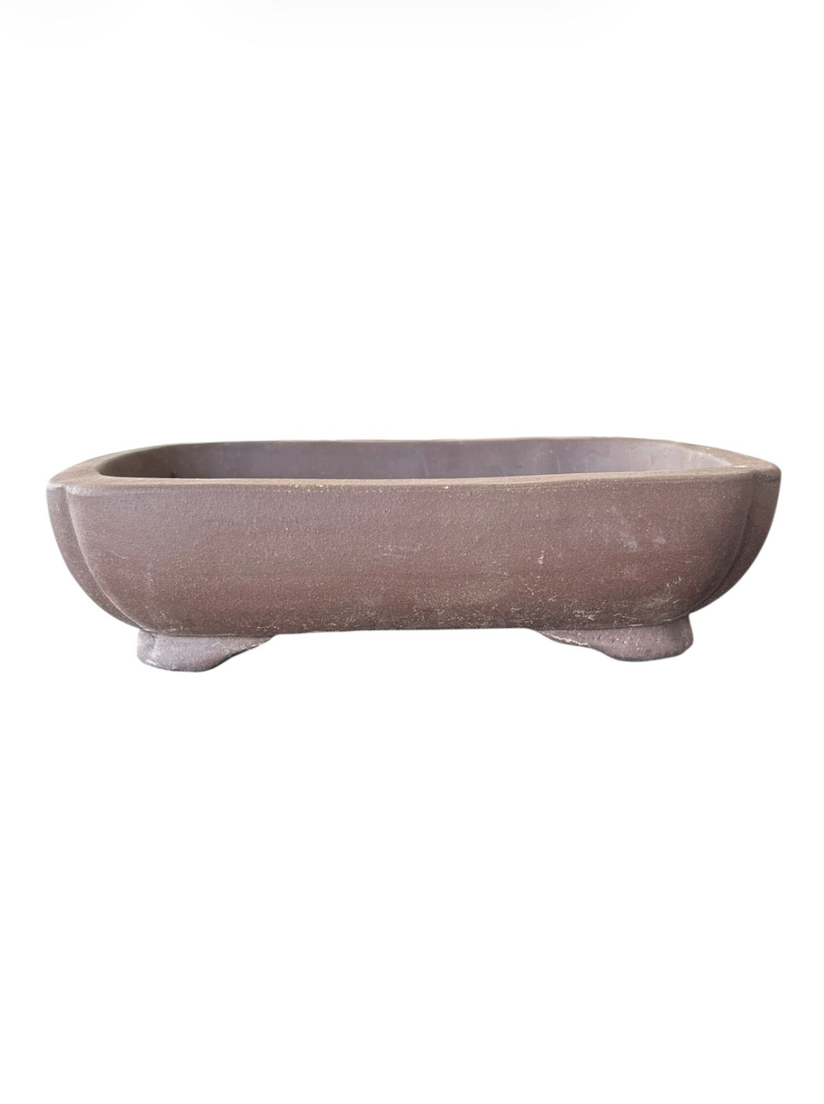 Pot rectangulaire avec soucoupe (19*14.5*h5cm)