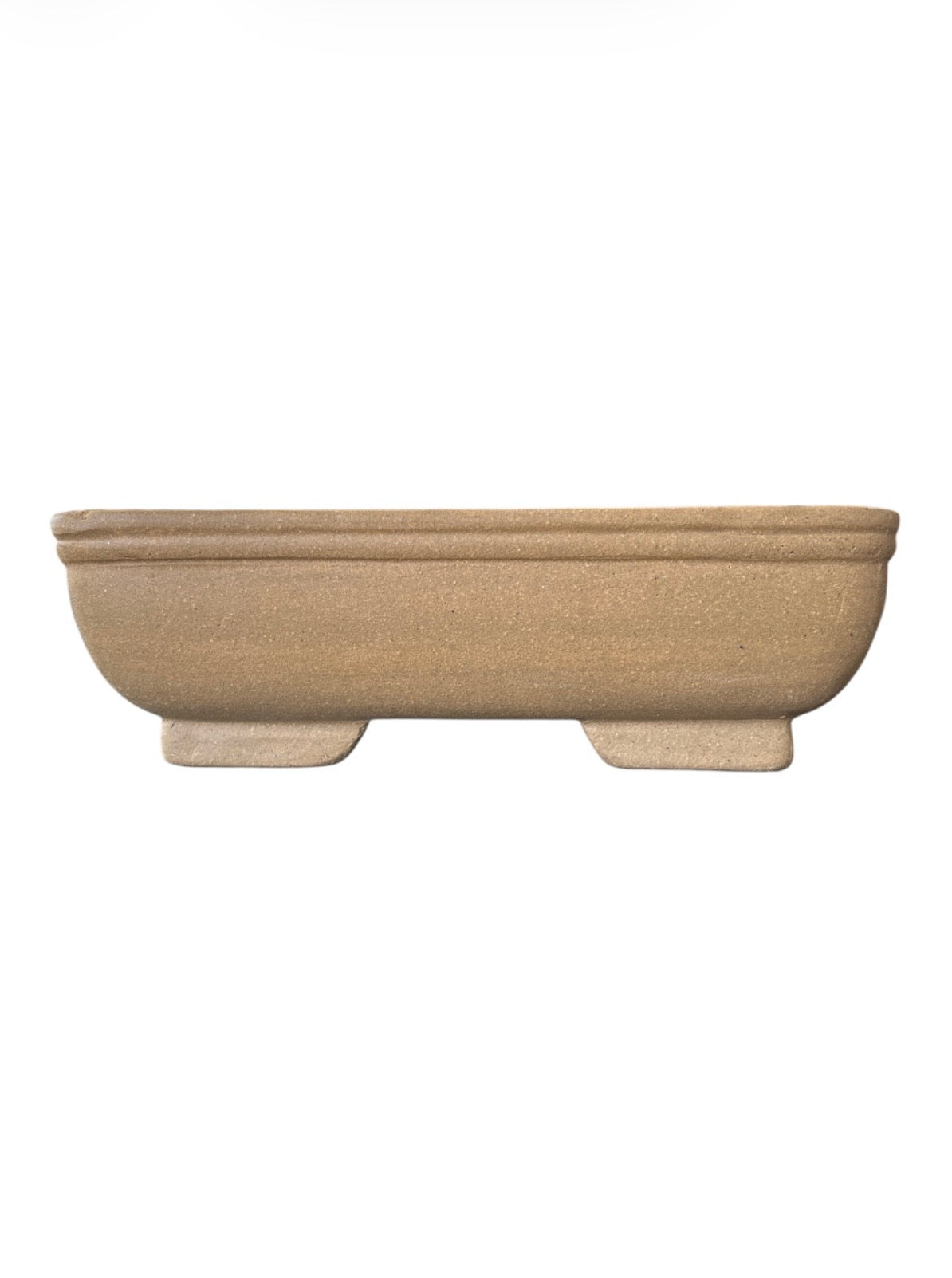 Pot rectangulaire avec soucoupe (18*14.5*h5.5cm)