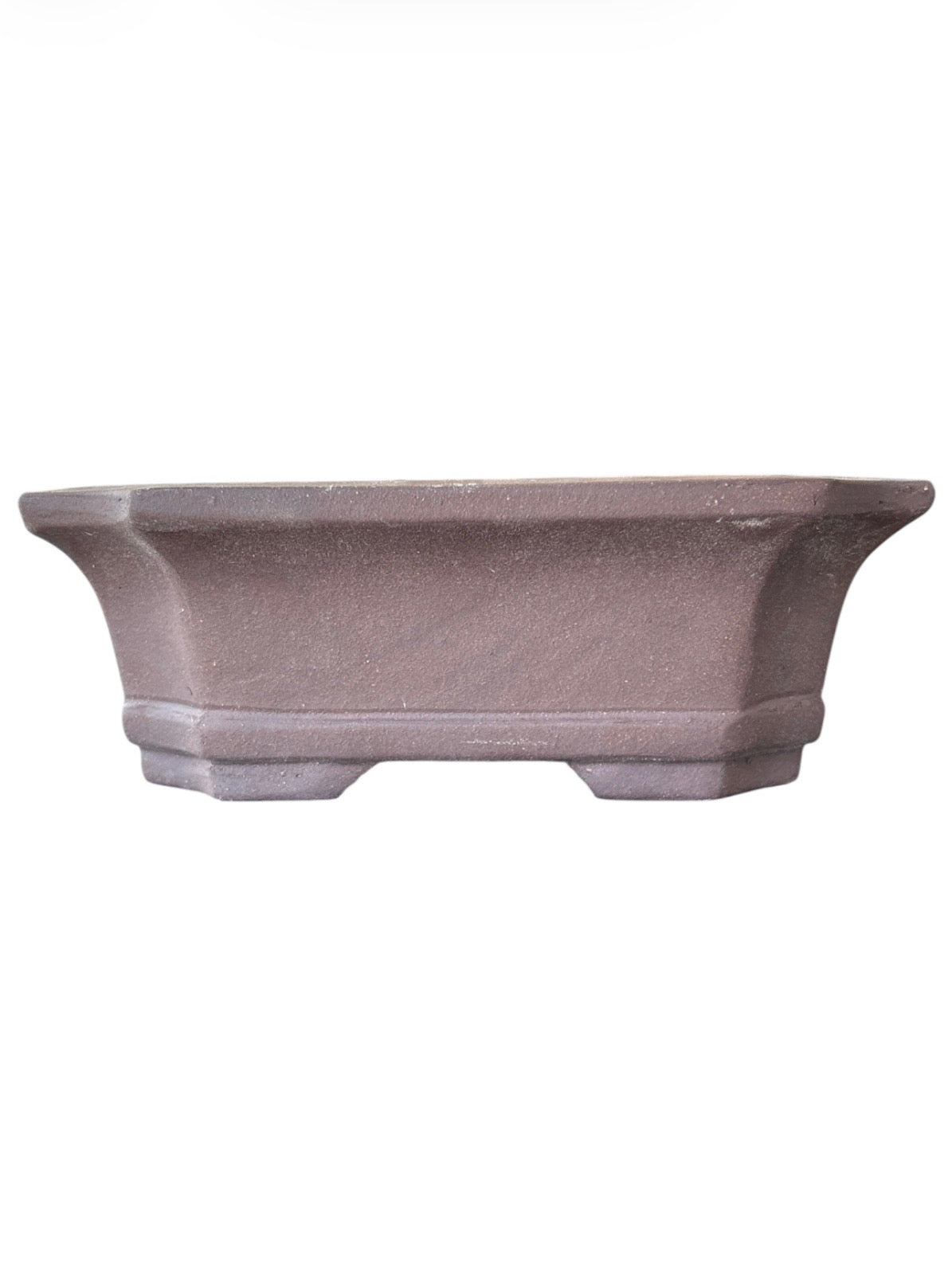 Pot rectangulaire avec soucoupe (17.5*13*h6cm)